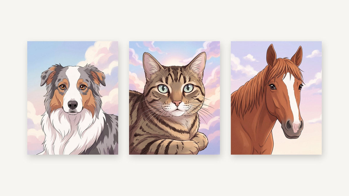 Portraits anime