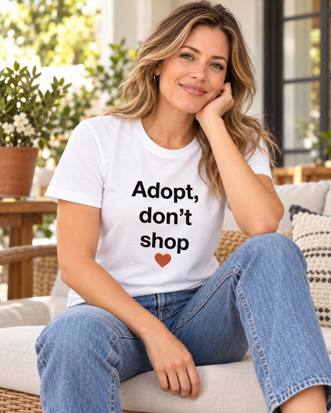 T-Shirt: Adopt, don’t shop – neue Produktansicht