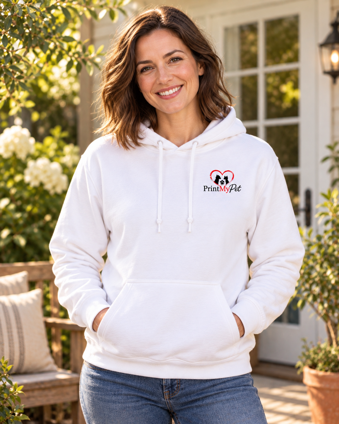 PrintMyPet Edition: Pferd, Hoodie oder Sweatshirt – neue Produktansicht